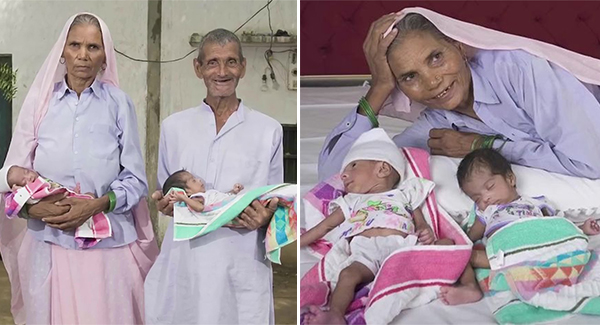 A 70-Year-Old Indian Woman Gave Birth To Twins